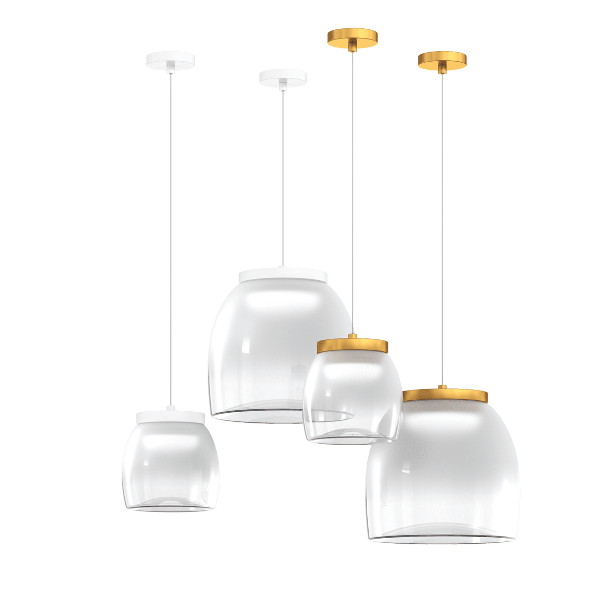 1192OO/S1 SP-OO DRUM SOSP. PICCOLA MONTATURA + ROSONE ORO OPACO