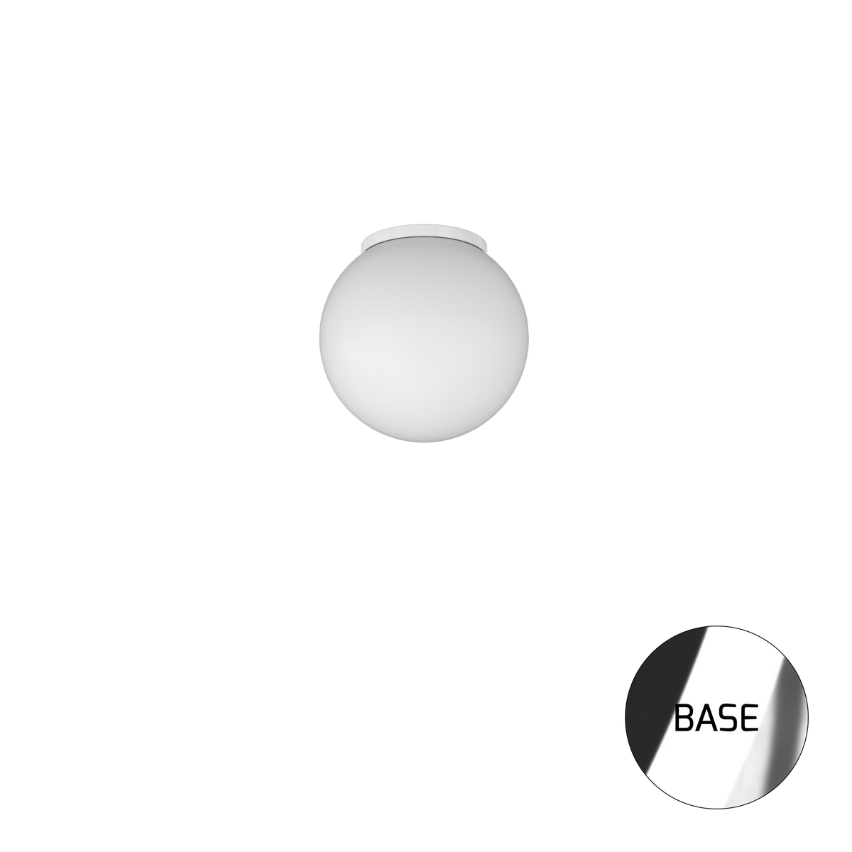 1195CR/PL20 MARS PLAFONIERA CROMO D.20 CM. 1 LUCE