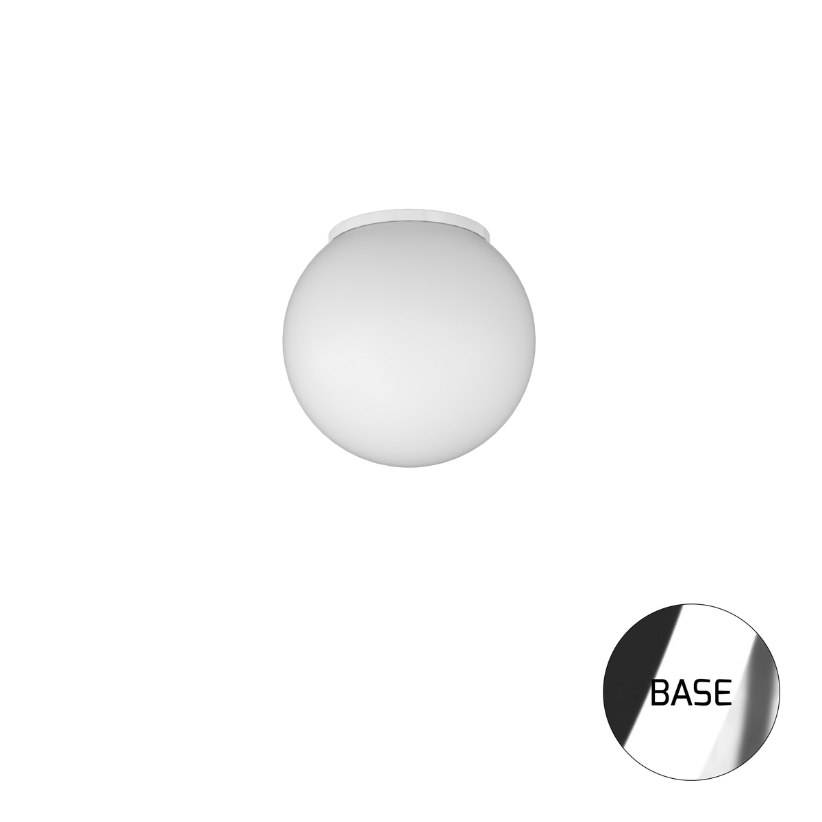 1195CR/PL25 MARS PLAFONIERA CROMO D.25 CM. 1 LUCE
