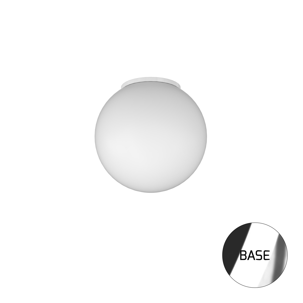 1195CR/PL30 MARS PLAFONIERA CROMO D.30 CM. 1 LUCE