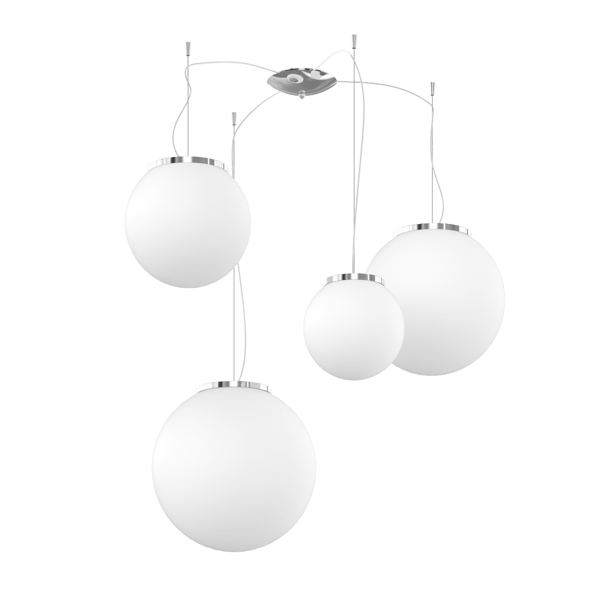 1195/S4-MIX MARS SOSPENSIONE D.20+25+30+35 CM. 4 LUCI