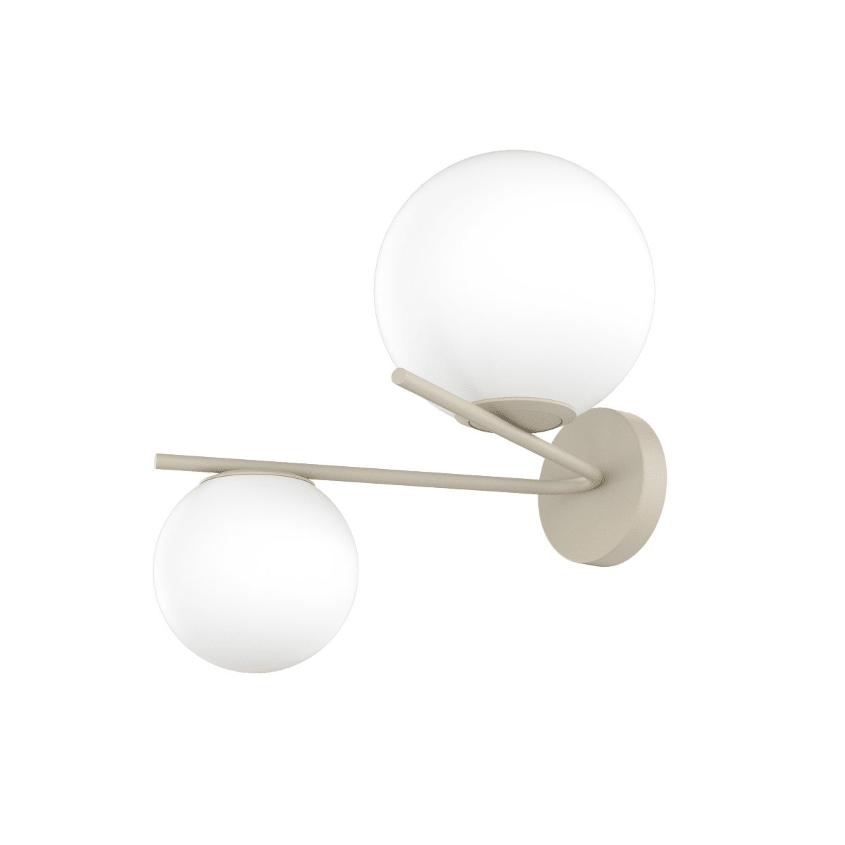 1200/2-SA BOOMERANG APPLIQUE/PLAFONIERA 2 LUCI SABBIA