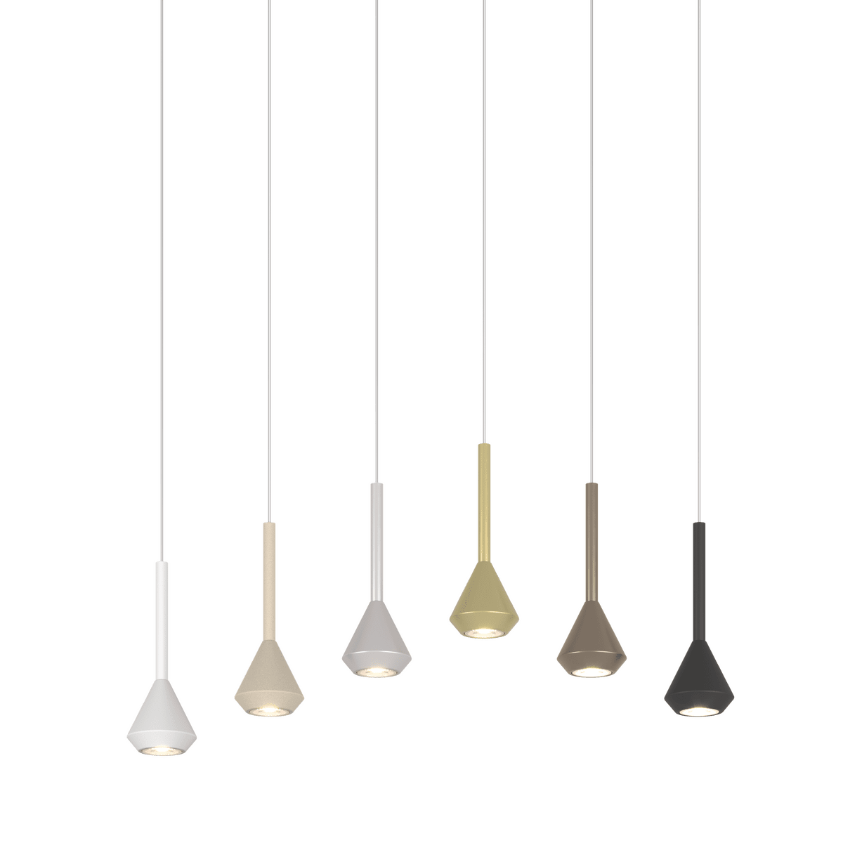 ARTICOLO NON COMPLETO! AYGO SOSP. 1 LUCE BRONZO CON CAVO CM.250 NO ROSONE