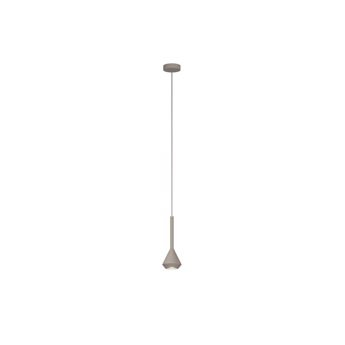 1202SA/S1-SA AYGO SOSP. 1 LUCE SABBIA CON CAVO CM.250 E ROSONE SABBIA
