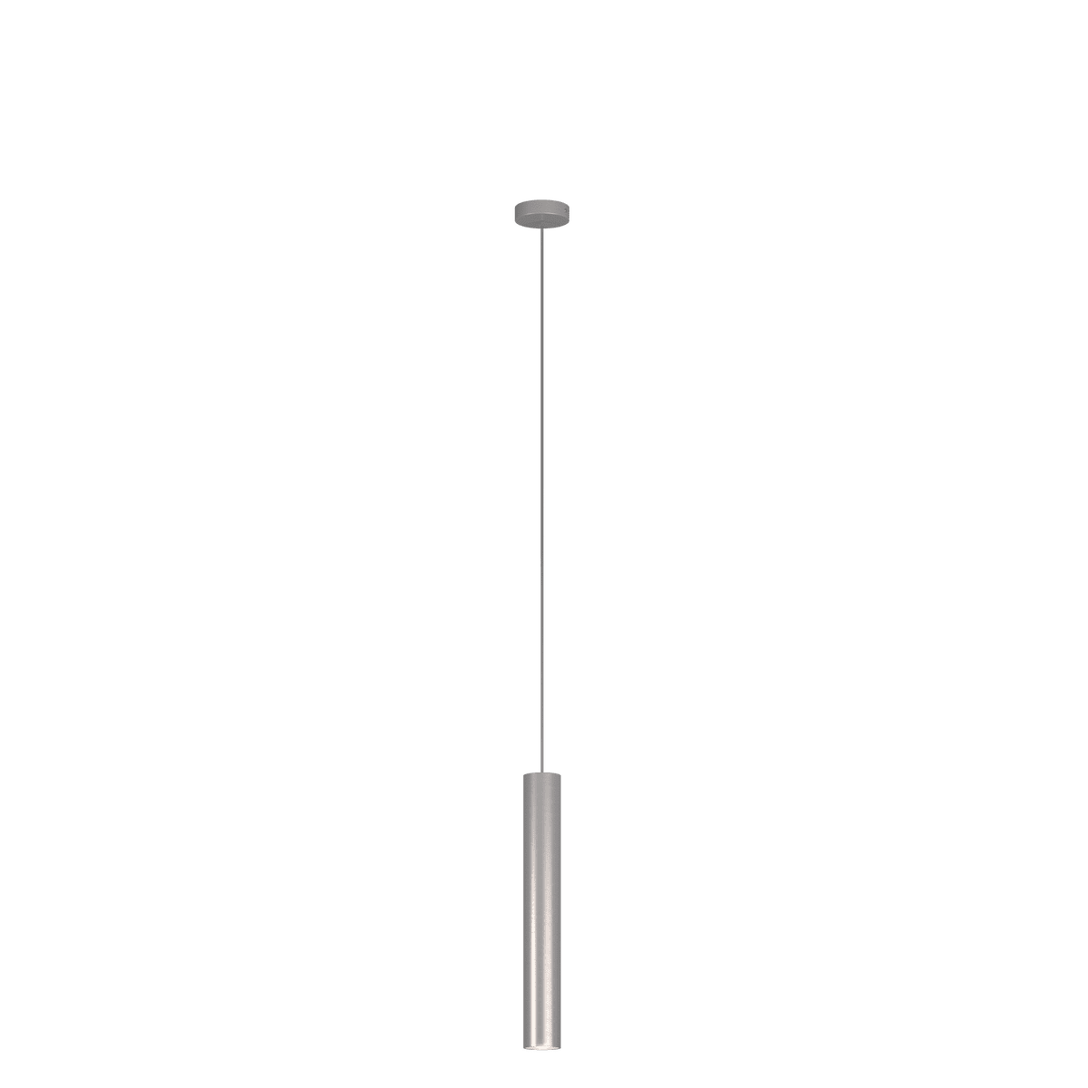 1203AL/S1-AL XENA SOSP. 1 LUCE ALLUMINIO CON CAVO CM.250 E ROSONE ALLUMINIO