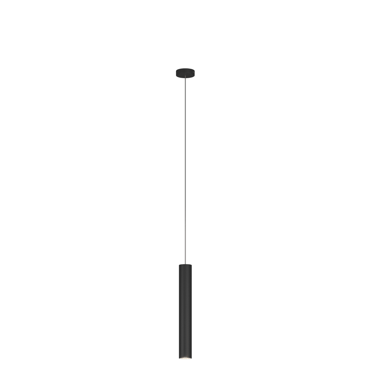 1203NE/S1-NE XENA SOSP. 1 LUCE NERO CON CAVO CM.250 E ROSONE NERO