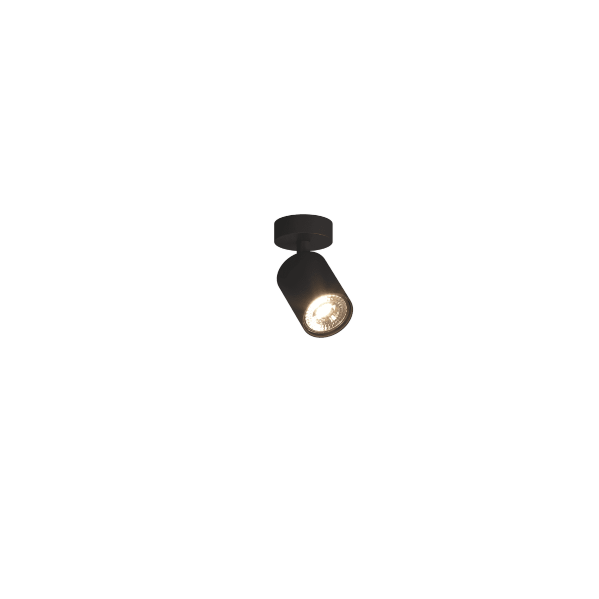 KORA FARETTO 1 LUCE NERO GU10 50 MM.