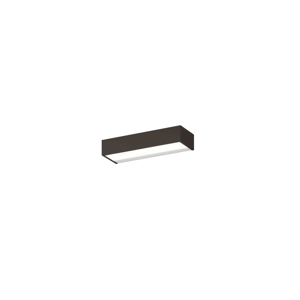 1213/30-MA BIOS APPLIQUE /PLAFONIERA PICCOLA MARRONE A LED INTEGR. SWITCH 3000/4000