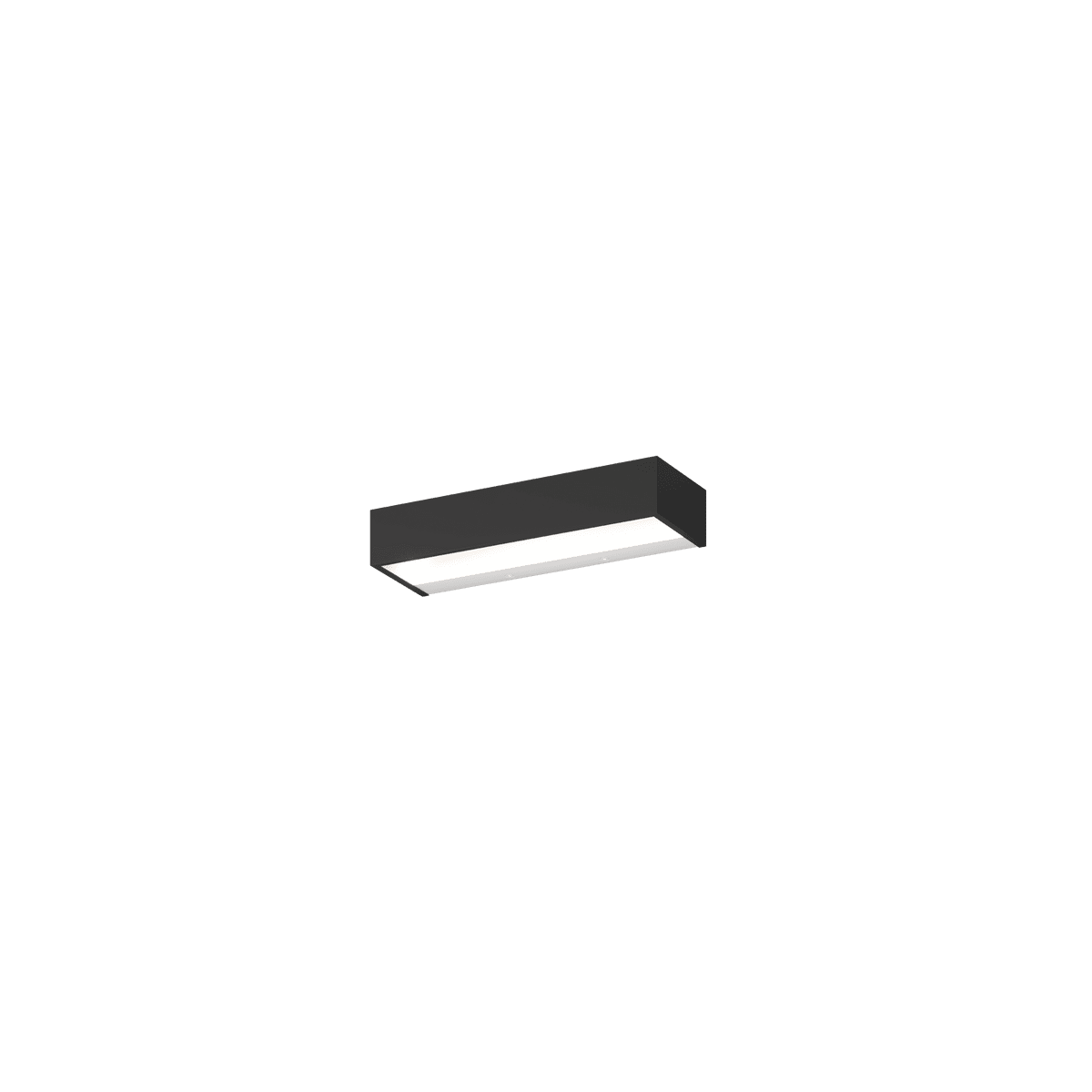 1213/30-NE BIOS APPLIQUE /PLAFONIERA PICCOLA NERO A LED INTEGR. SWITCH 3000/4000