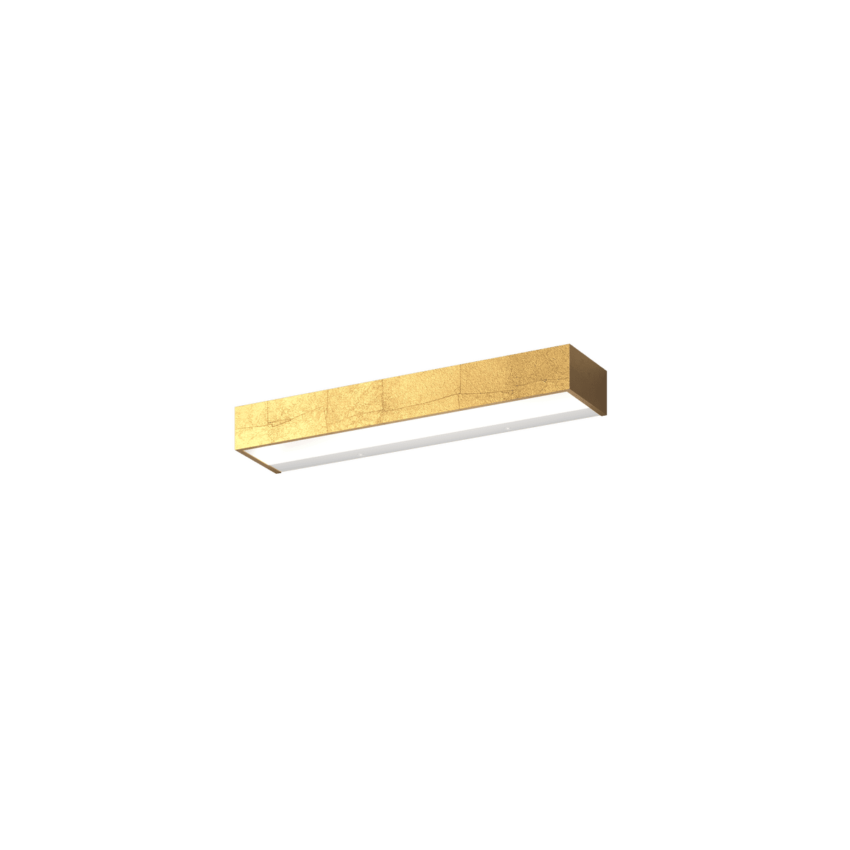 1213/45-FO BIOS APPLIQUE /PLAFONIERA MEDIA FOGLIA ORO A LED INTEGR. SWITCH 3000/4000