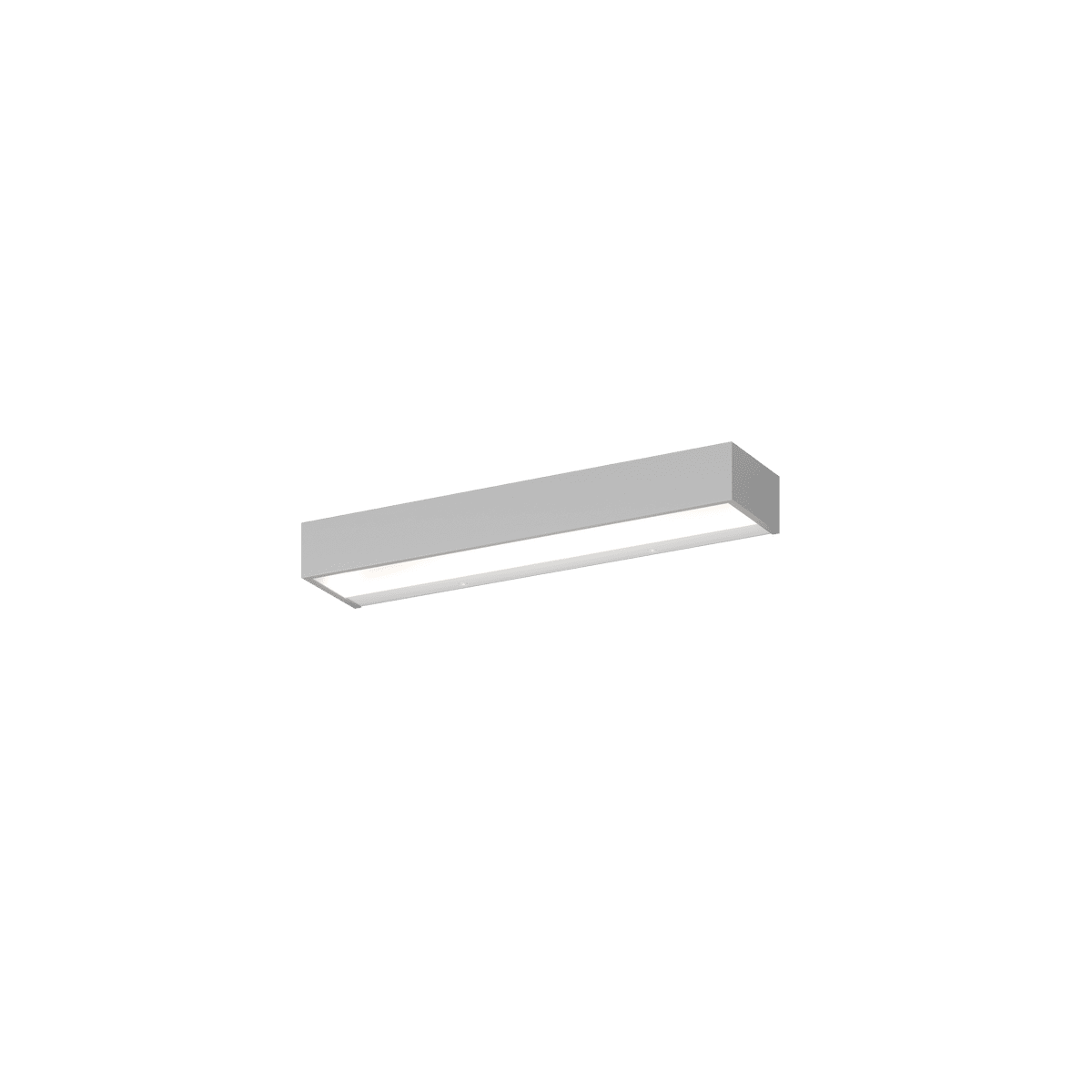 1213/45-GR BIOS APPLIQUE /PLAFONIERA MEDIA GRIGIO A LED INTEGR. SWITCH 3000/4000