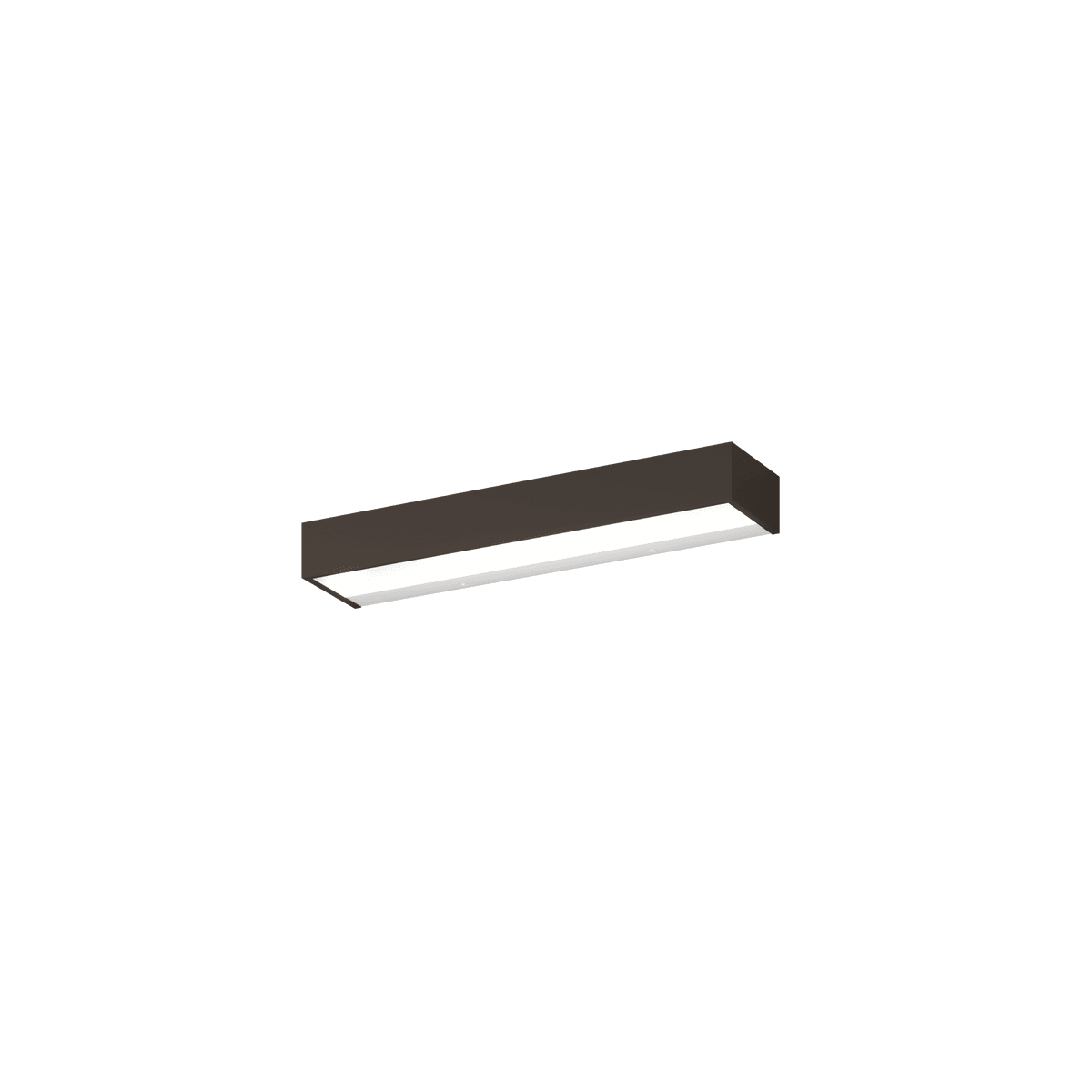 1213/45-MA BIOS APPLIQUE /PLAFONIERA MEDIA MARRONE A LED INTEGR. SWITCH 3000/4000