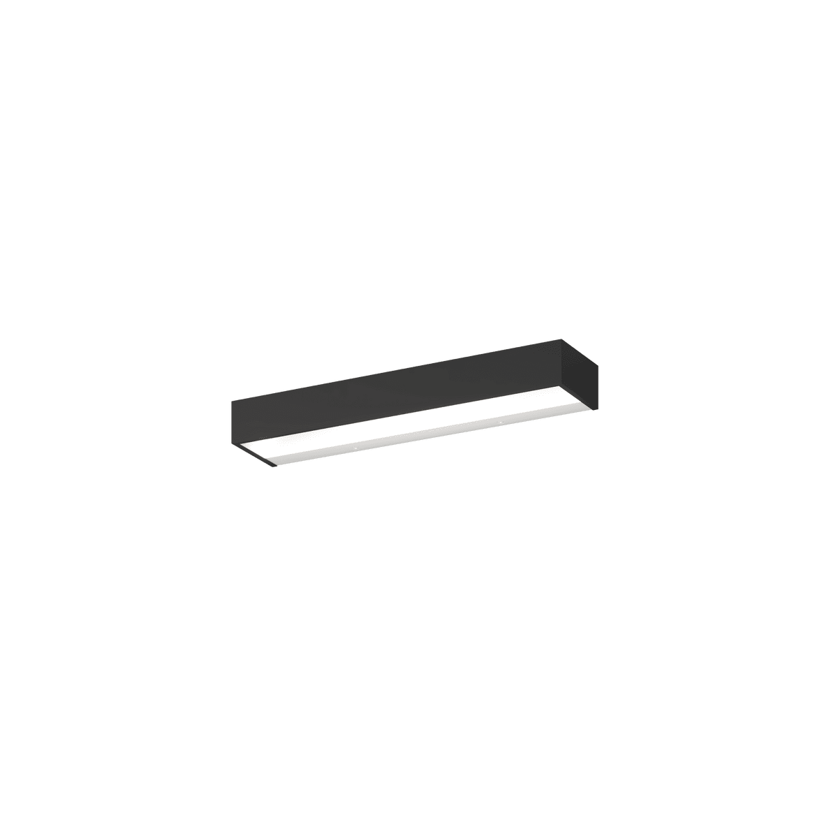 1213/45-NE BIOS APPLIQUE /PLAFONIERA MEDIA NERO A LED INTEGR. SWITCH 3000/4000