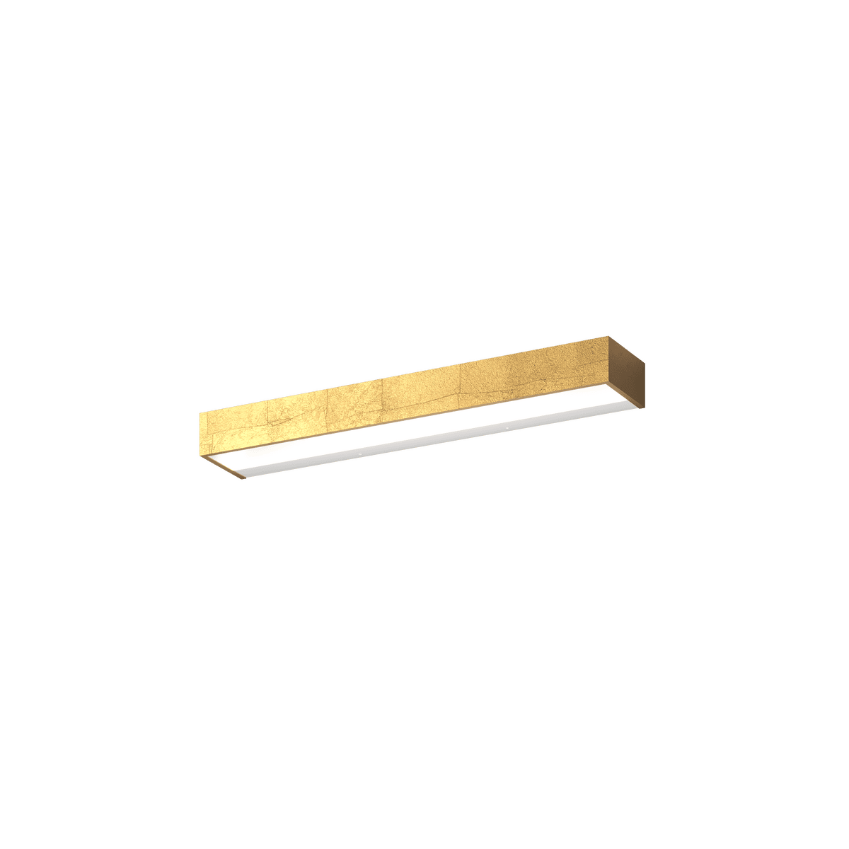 1213/55-FO BIOS APPLIQUE /PLAFONIERA GRANDE FOGLIA ORO A LED INTEGR. SWITCH 3000/4000