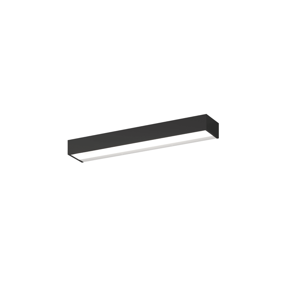 1213/55-NE BIOS APPLIQUE /PLAFONIERA GRANDE NERO A LED INTEGR. SWITCH 3000/4000
