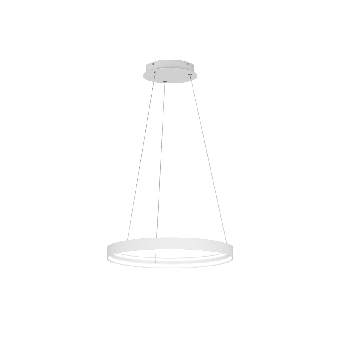 1216/S60-BI MALIKA SOSPENSIONE 60 CM. BIANCO LED 42W CCT SWITCH CRI90