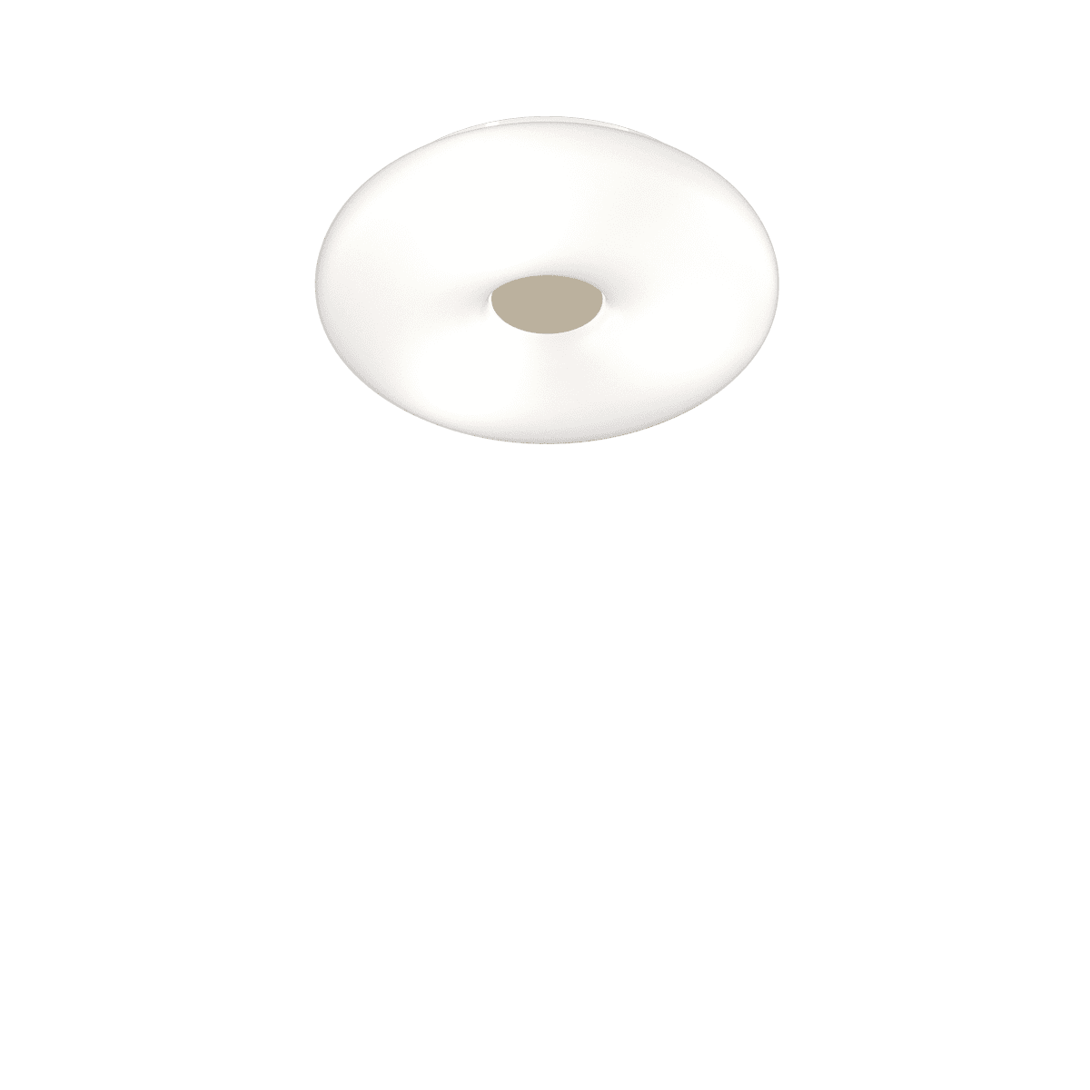 BENNY APPLIQUE/PLAFONIERA 42 CM. 3 LUCI VETRO OPALE SAT. + 3 DECORI INCLUSI (BI+NE+SA)