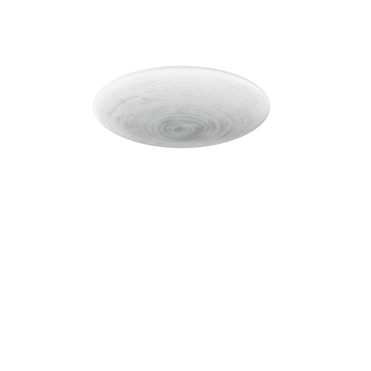 1219/50-SI JELLY APPLIQUE/PLAFONIERA 50 CM. 3 LUCI VETRO OPALE CON DECORO GEL ARGENTO