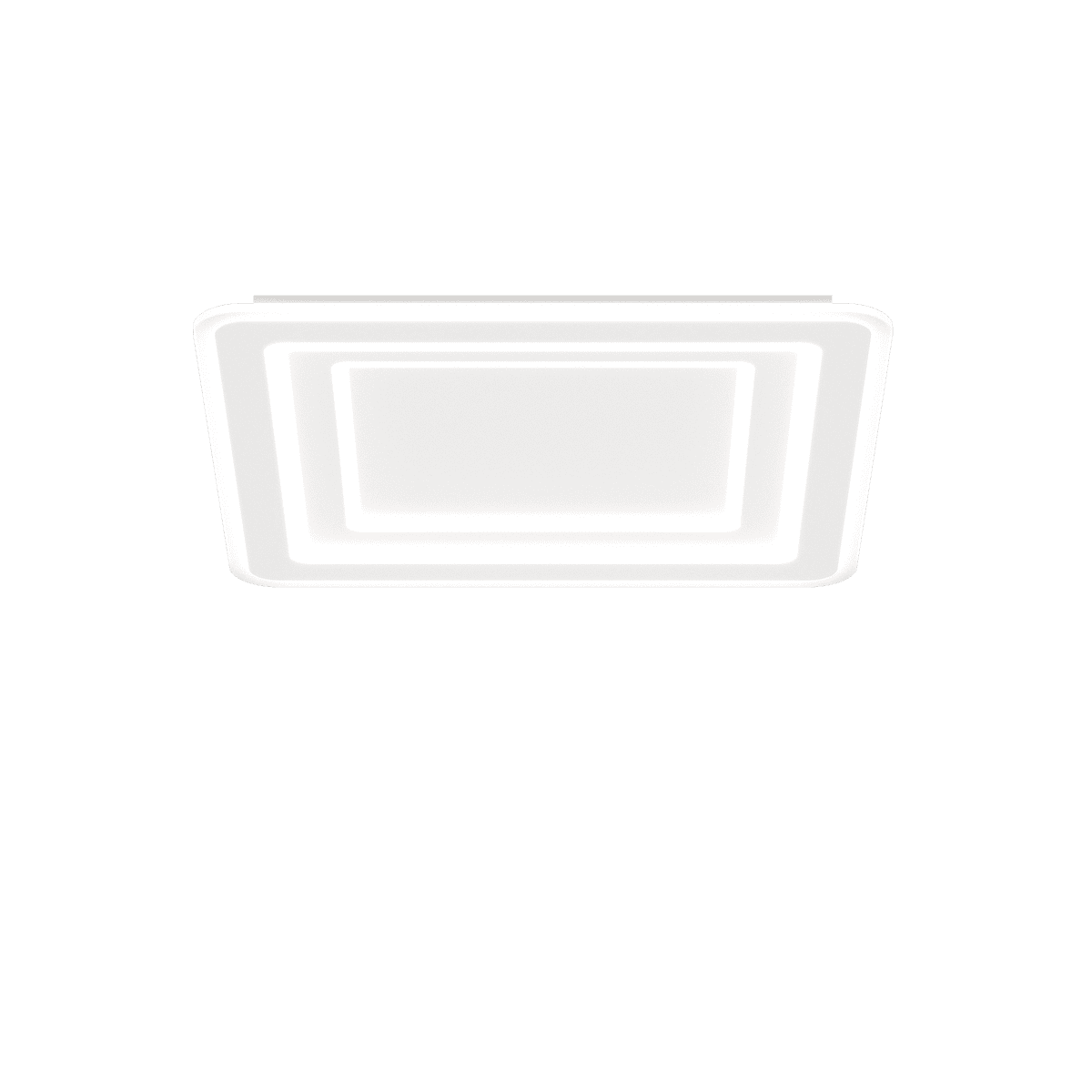 1220/65-BI ZOOM APPLIQUE/PLAFONIERA QUADRA 65X65 BIANCO CCT 3000/3500/4000 SWITCH