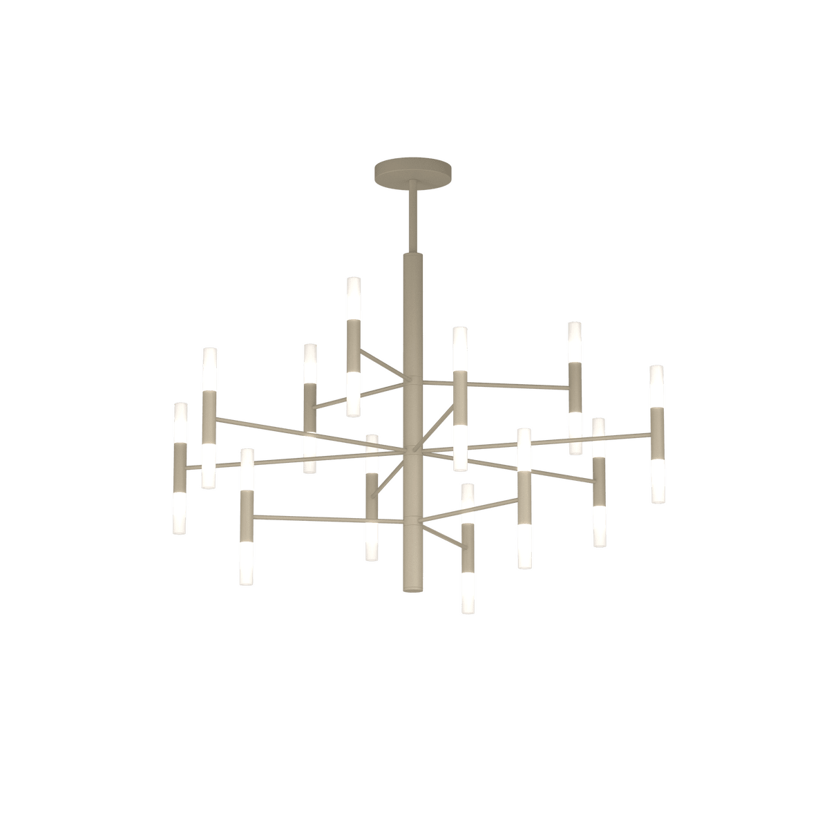 1226/100-SA SPACE SOSPENSIONE 24 LUCI SABBIA