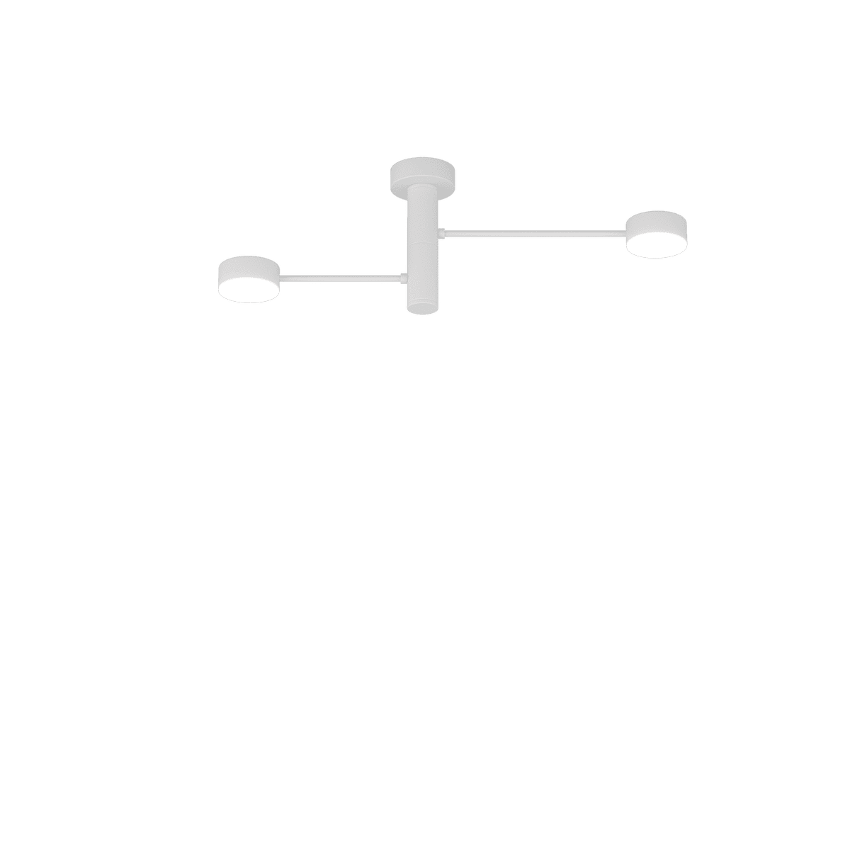 1227/2-BI OCTOPUS APPLIQUE/PLAFONIERA 2 LUCI BIANCO