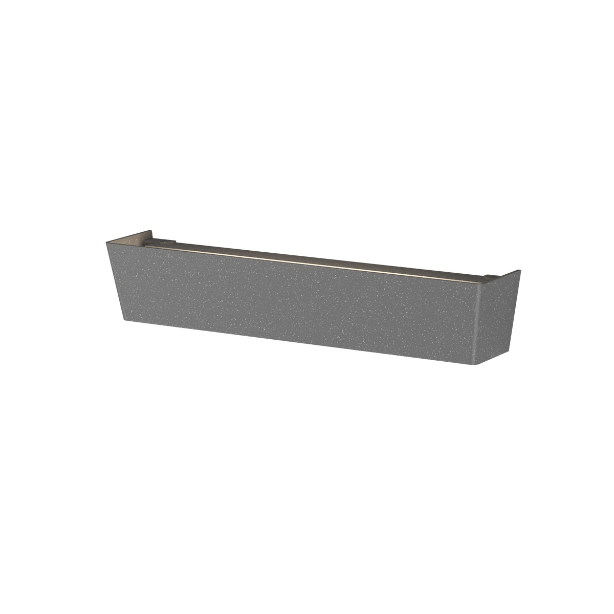 1235/AG-GA KING APPLIQUE 49 CM. GRIGIO ANTRACITE A LED INTEGR. SWITCH 3000/3500/4000