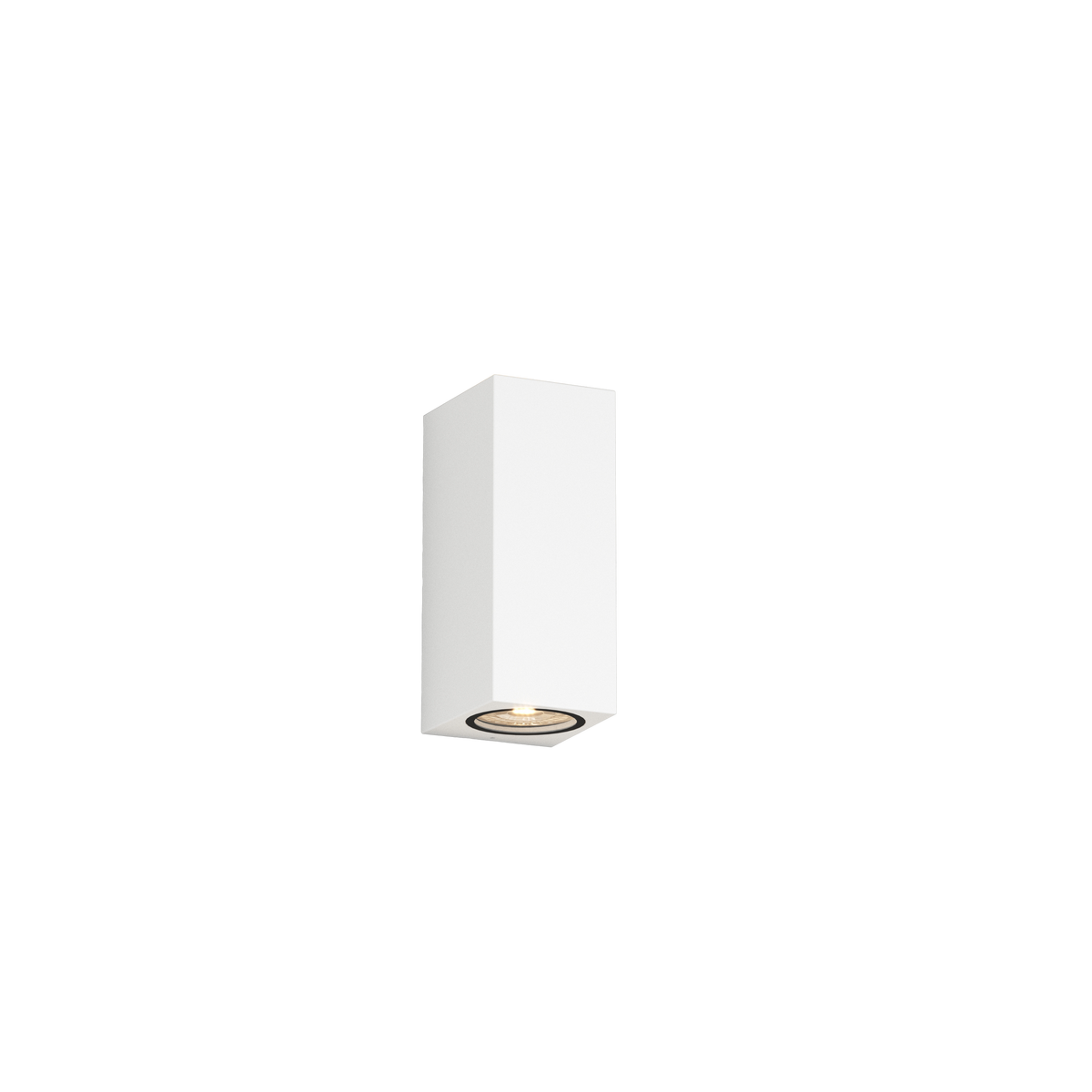 ATENE/AG-BI ATENE APPLIQUE BIEMISSIONE 2 LUCI BIANCO IP65 IK04 GU10 NON INCLUSA