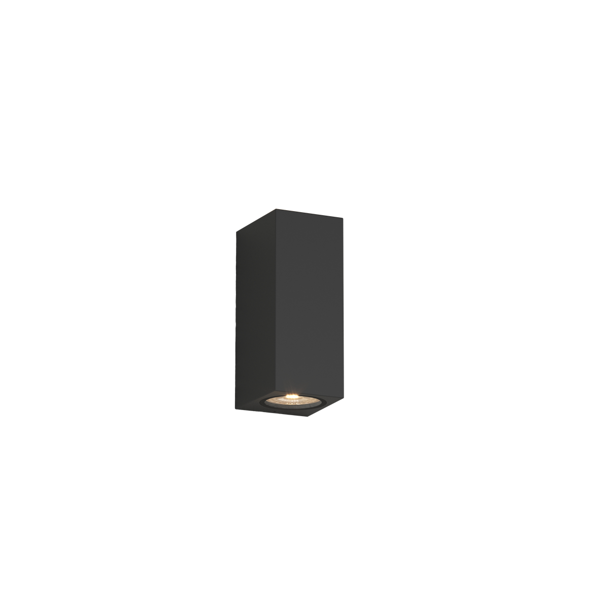 ATENE/AG-NE ATENE APPLIQUE BIEMISSIONE 2 LUCI NERO IP65 IK04 GU10 NON INCLUSA