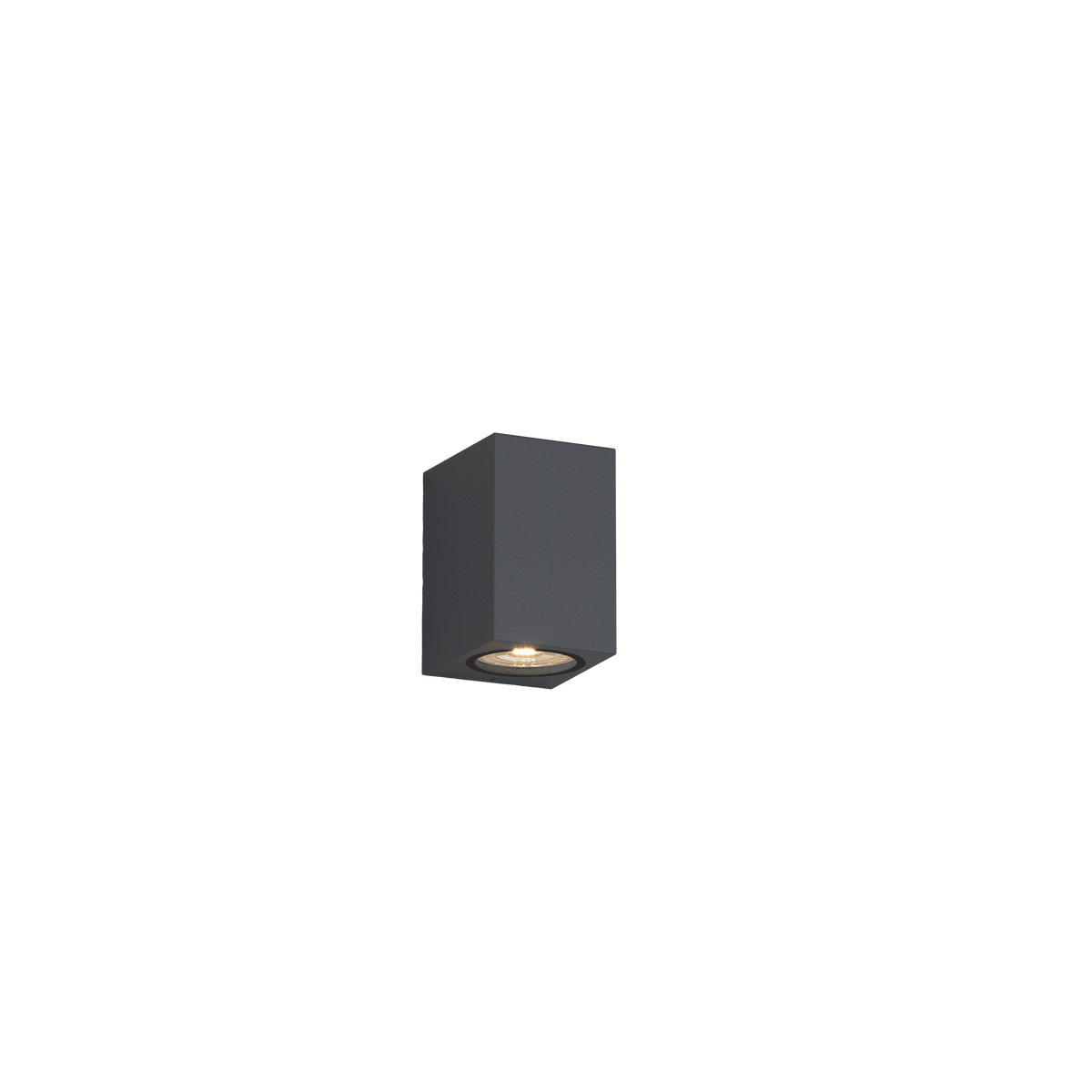 ATENE/AP-GA ATENE APPLIQUE MONOEMISSIONE 1 LUCE GRIGIO ANTRACITE IP65 IK04 GU10 NON INCLUSA