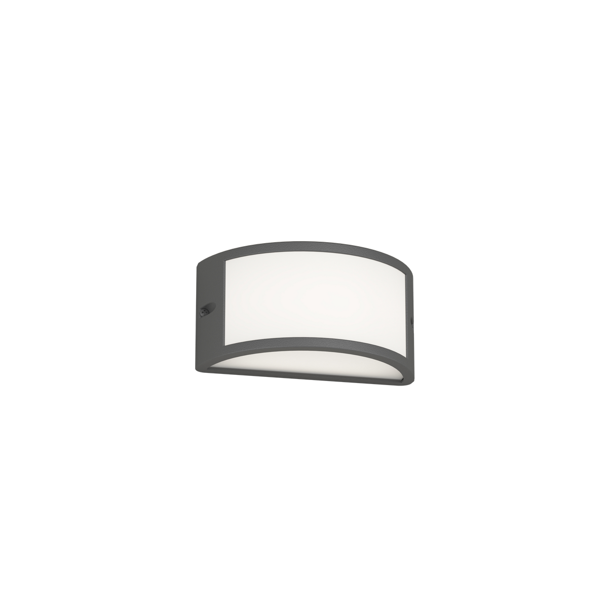 CAIRO-GA CAIRO APPLIQUE/PLAFONIERA RETTANGOLARE PICCOLA 22CM. 2 LUCI GRIGIO ANTRACITE IP54 GX53 NON INCLUSE