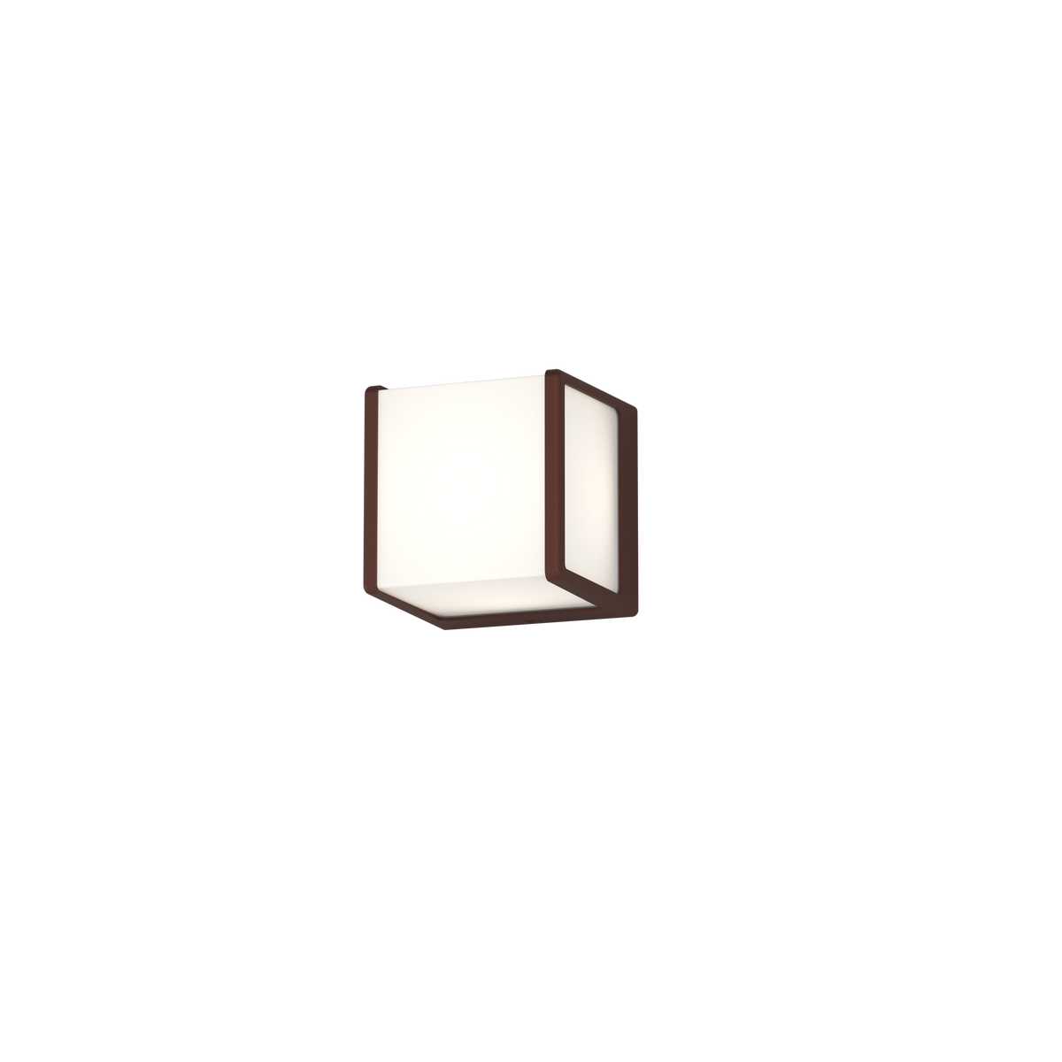 DUBAI-CO DUBAI APPLIQUE/PLAFONIERA 11CM. 1 LUCE CORTEN IP54 GX53 NON INCLUSA