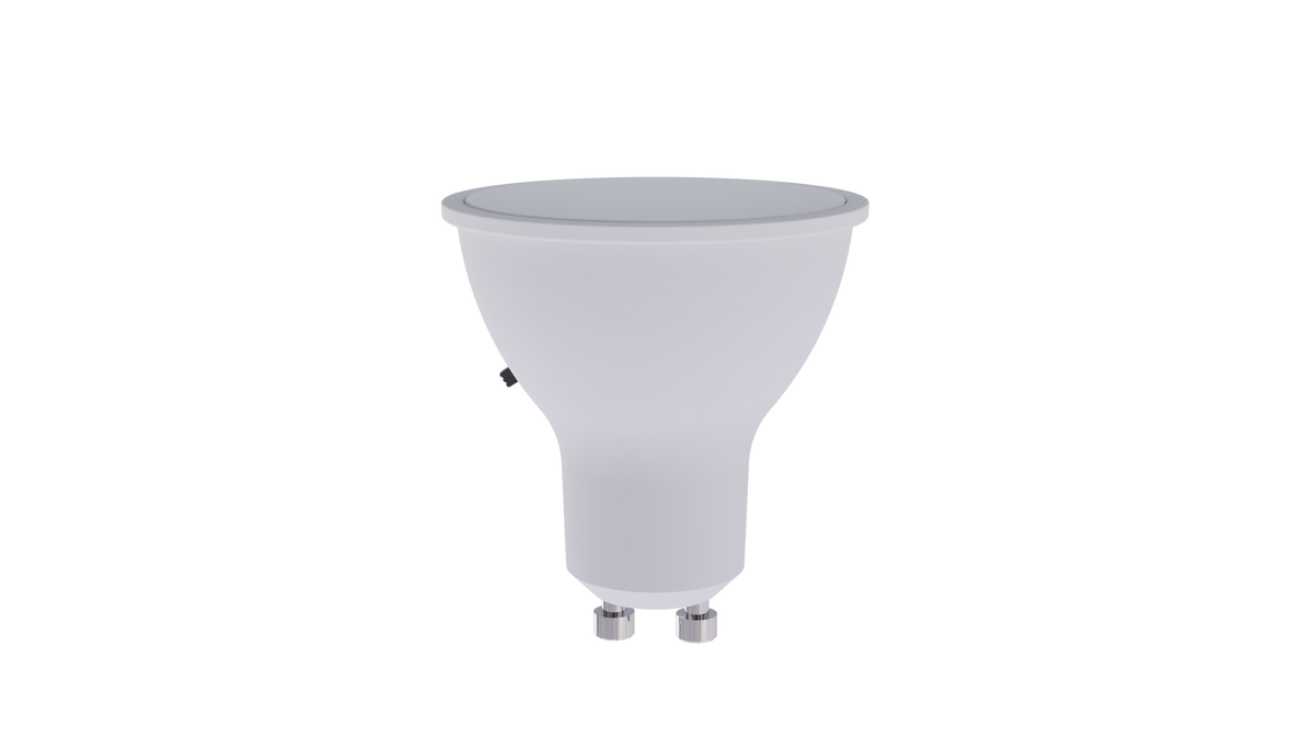 GU10-6W-CN GU10 DIFF.SATINATO 6W 3000/4000K SWITCH 600 LM CONFEZIONE 1PZ