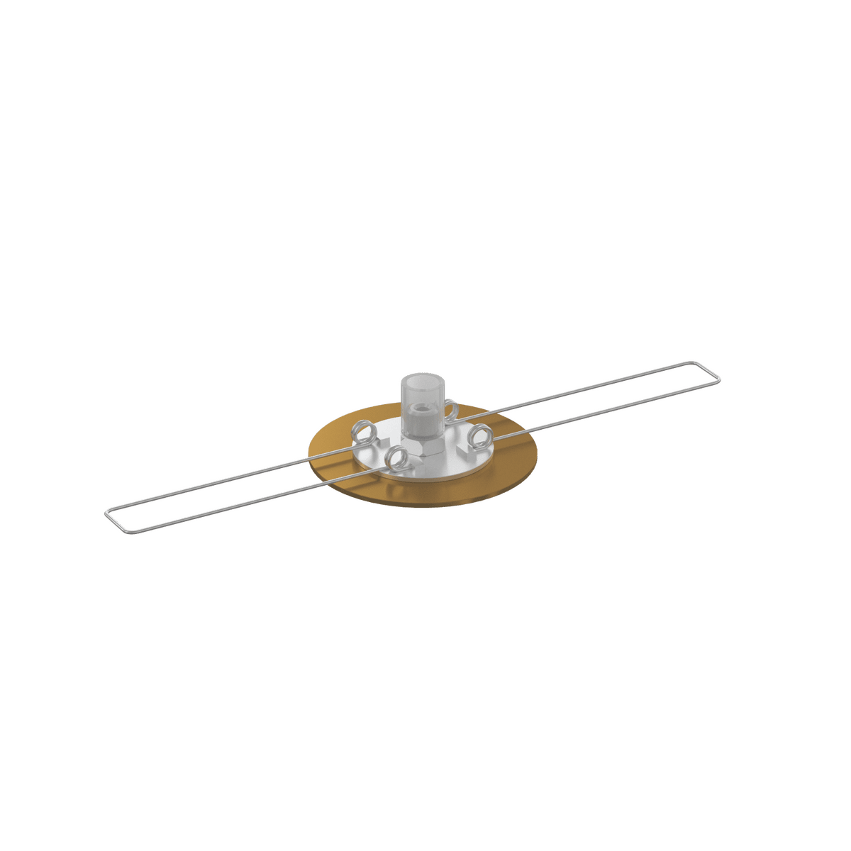 SUPPORTO CAVO ELETTRICO DA INCASSO X CARTONGESSO OTTONE SATINATO