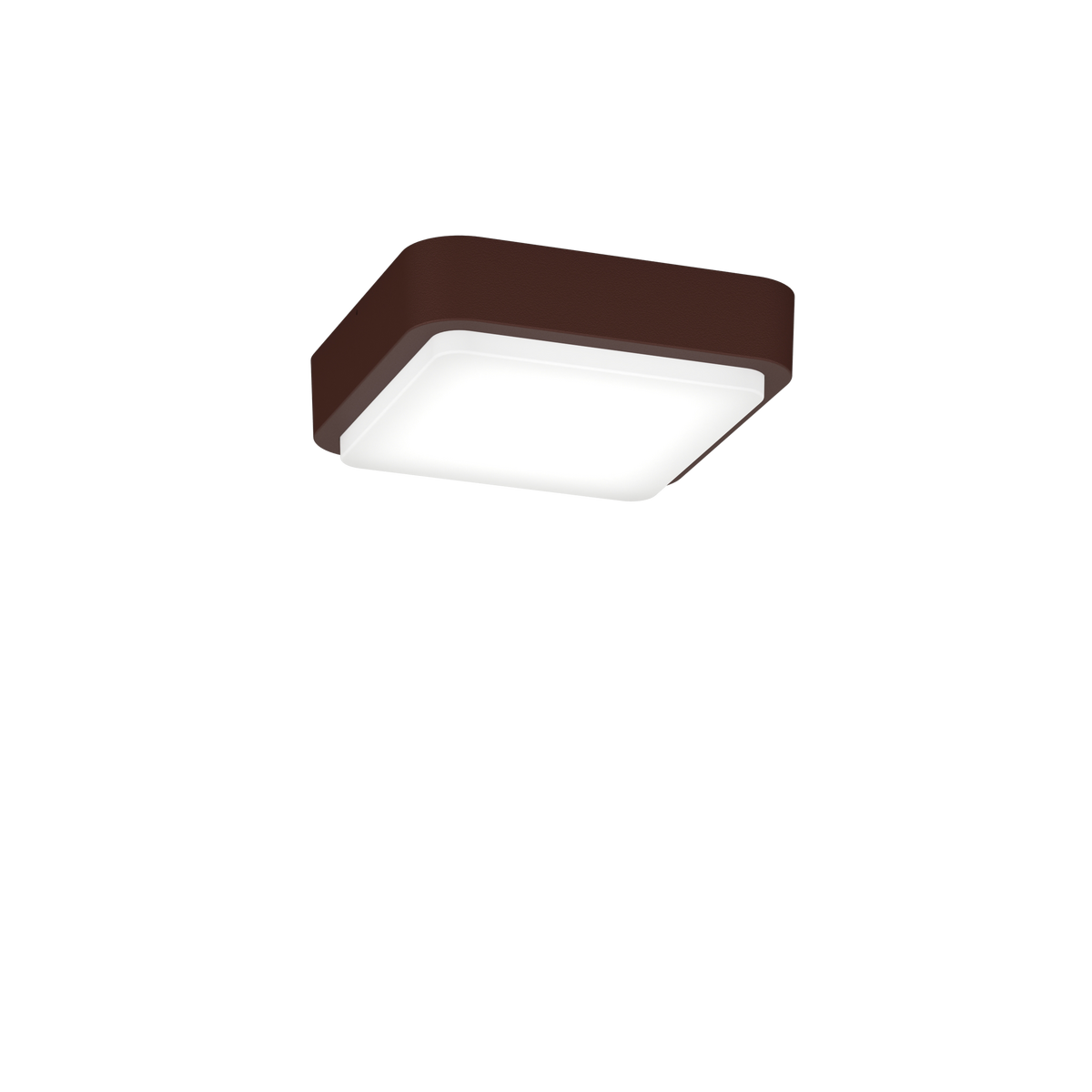 IRVINE/28-CO IRVINE APPLIQUE/PLAFONIERA 28CM. 4 LUCI CORTEN IP54 GX53 NON INCLUSE
