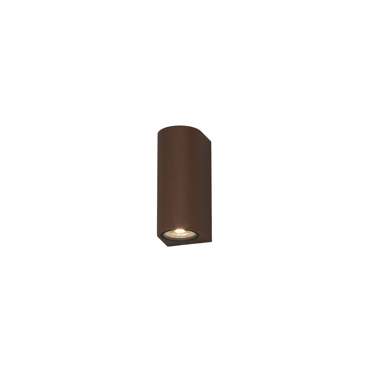 LIONE/AG-CO LIONE APPLIQUE BIEMISSIONE 2 LUCI CORTEN IP65 IK04 GU10 NON INCLUSA