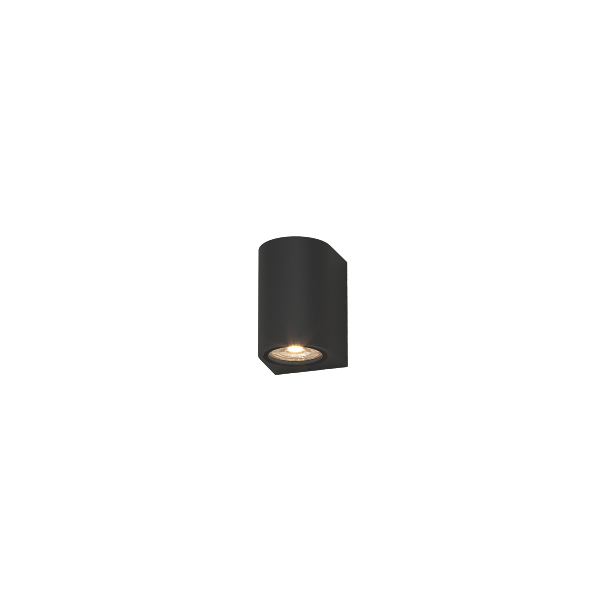LIONE/AP-NE LIONE APPLIQUE MONOEMISSIONE 1 LUCE NERO IP65 IK04 GU10 NON INCLUSA