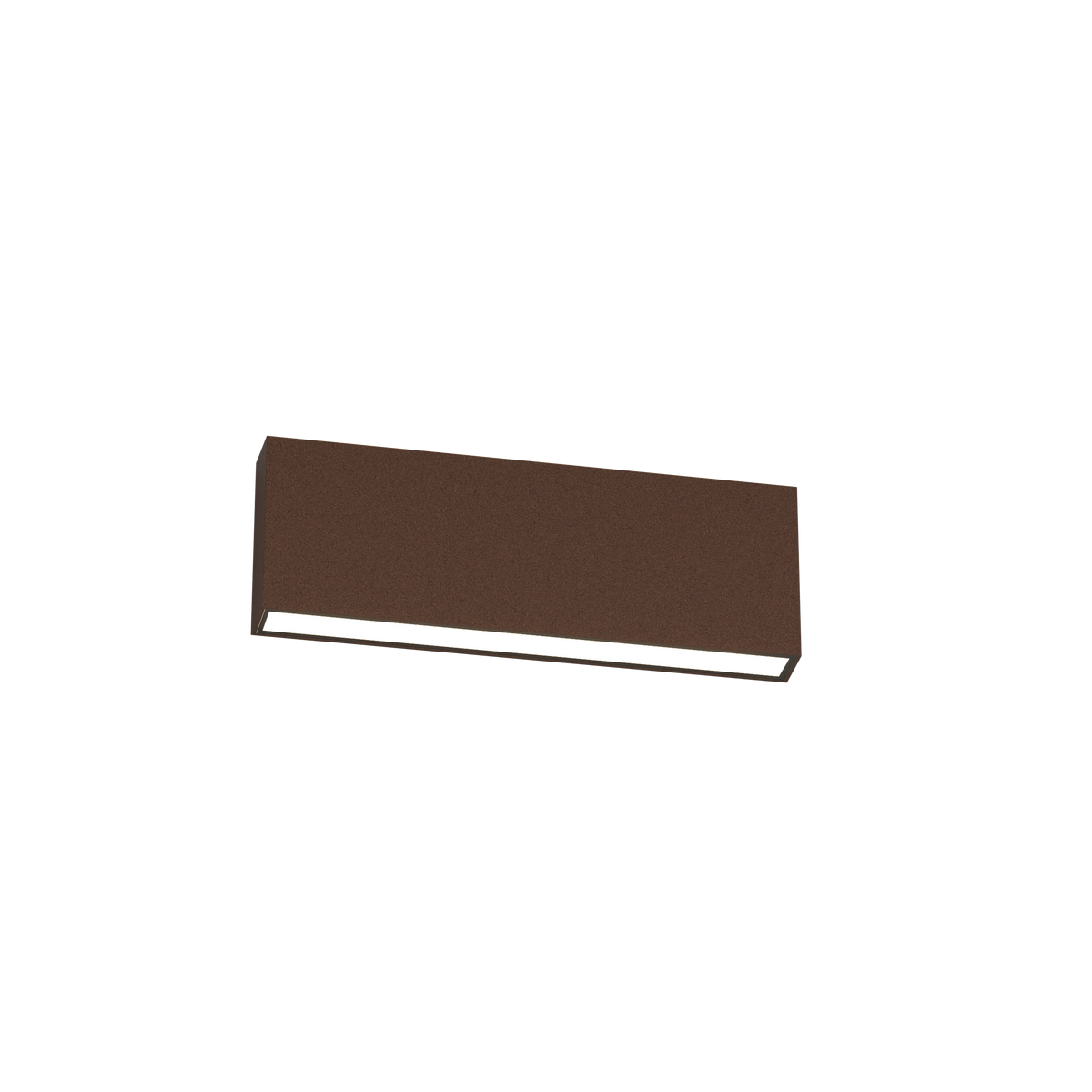 MADRID/26-CO MADRID APPLIQUE BIEMISSIONE 26CM CORTEN 2X10W LED INTEGR. CCT3000/4000 IP65