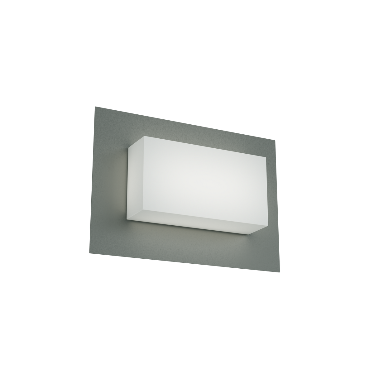 MIAMI PLUS/R-GA MIAMI PLUS APPLIQUE/PLAFONIERA RETTANGOLARE 32X22CM. 2 LUCI GRIGIO ANTRACITE IP54 GX53 NON INCLUSE