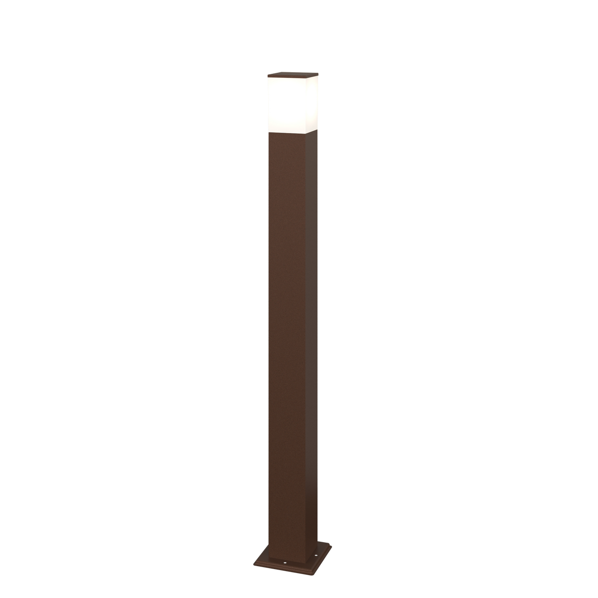 NIZZA/PA100-CO NIZZA PALO 100CM. 1 LUCE CORTEN IP44 IK06 E27 NON INCLUSA
