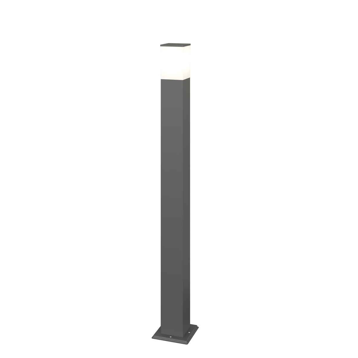 NIZZA/PA100-GA NIZZA PALO 100CM. 1 LUCE GRIGIO ANTRACITE IP44 IK06 E27 NON INCLUSA