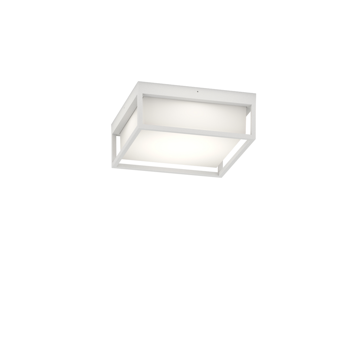 OSAKA/Q-BI OSAKA APPLIQUE/PLAFONIERA QUADRA 25CM. 4 LUCI BIANCO IP54 GX53 NON INCLUSE