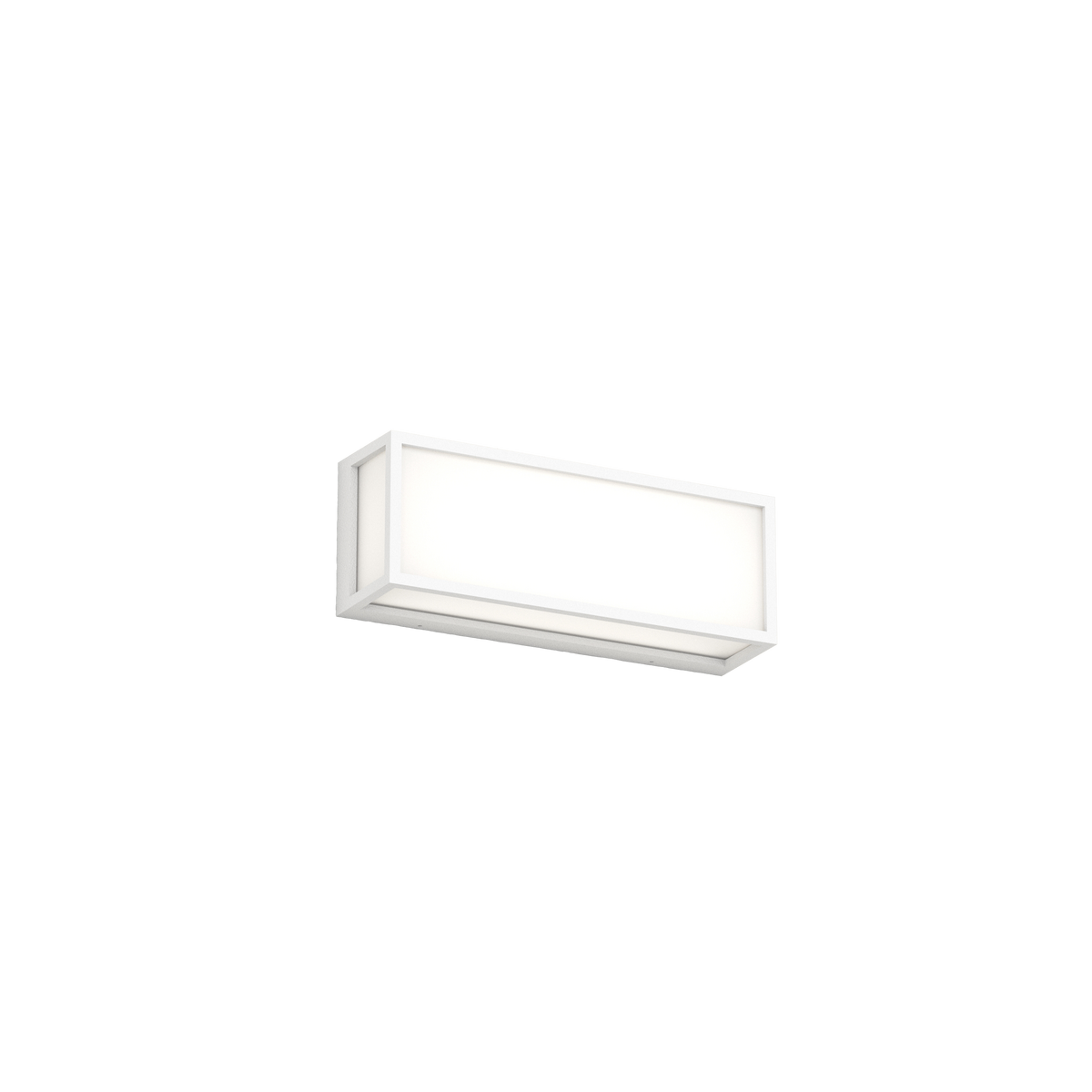 OSAKA/RG-BI OSAKA APPLIQUE/PLAFONIERA RETTANGOLARE GRANDE 30CM. 3 LUCI BIANCO IP54 GX53 NON INCLUSE