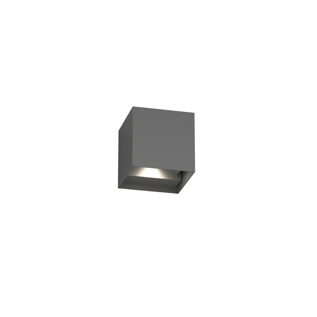 PERTH/AG-GA PERTH APPLIQUE BIEMISSIONE 12X12CM GRIGIO ANTRACITE 20W LED INTEGR. CCT3000/4000 IP65