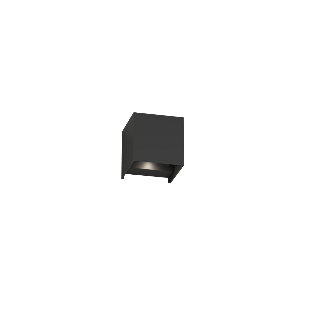 PERTH/AP-NE PERTH APPLIQUE BIEMISSIONE 10X10CM NERO 10W LED INTEGR. CCT3000/4000 IP65