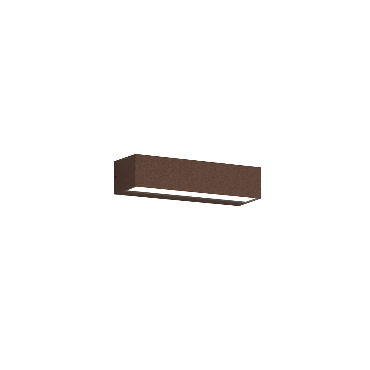 PORTO/22B-CO PORTO APPLIQUE BIEMISSIONE 22CM CORTEN 2X12W LED INTEGR. CCT3000/4000 IP65