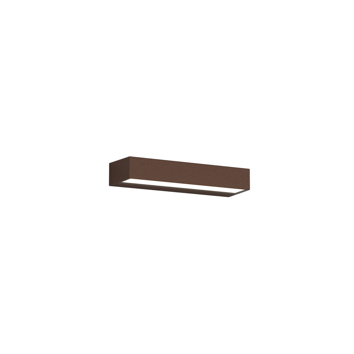 PORTO/22M-CO PORTO APPLIQUE MONOEMISSIONE 22CM CORTEN 12W LED INTEGR. CCT3000/4000 IP65