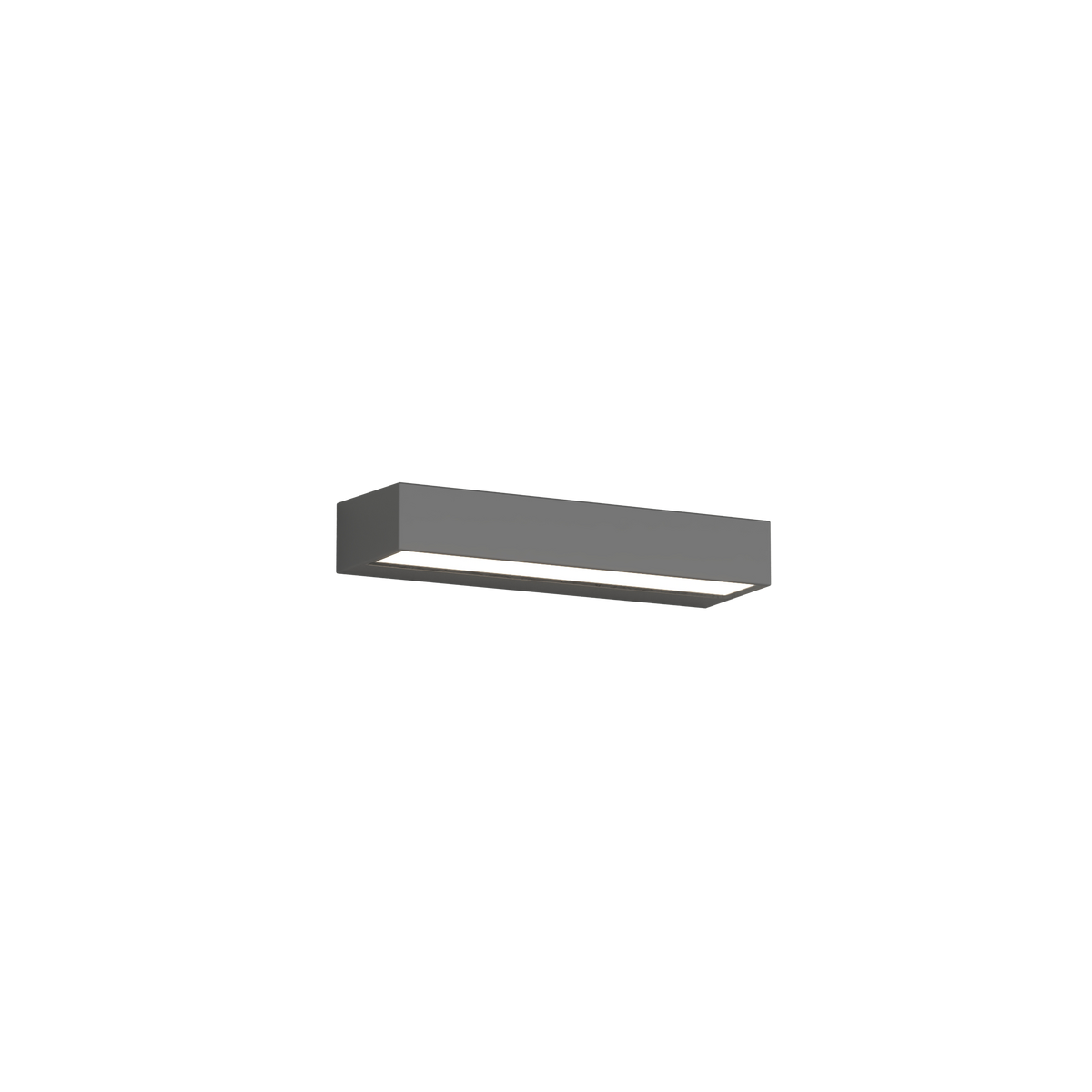 PORTO/22M-GA PORTO APPLIQUE MONOEMISSIONE 22CM GRIGIO ANTRACITE 12W LED INTEGR. CCT3000/4000 IP65