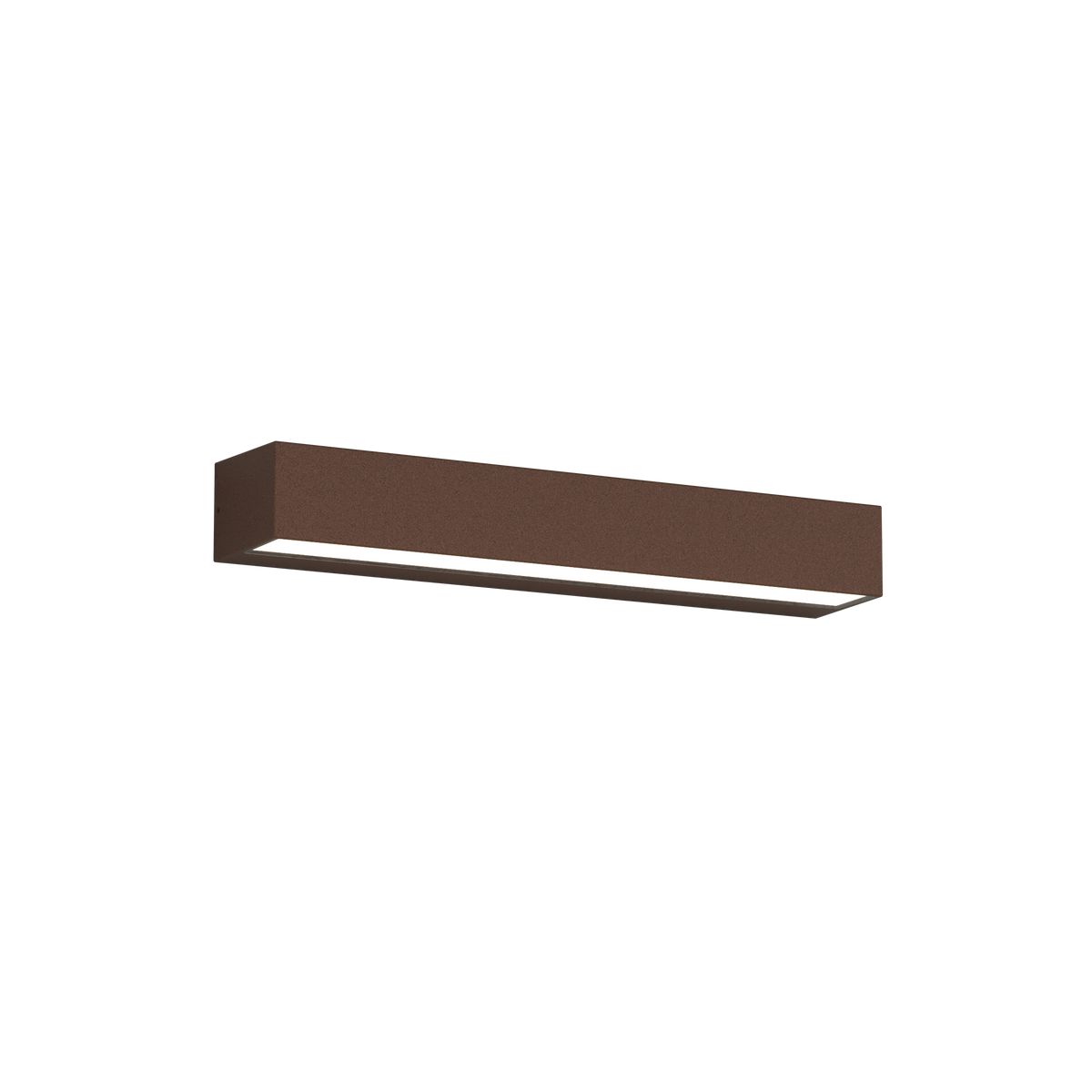 PORTO/36B-CO PORTO APPLIQUE BIEMISSIONE 36CM CORTEN 2X15W LED INTEGR. CCT3000/4000 IP65
