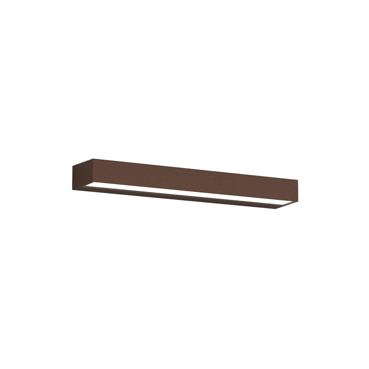 PORTO/36M-CO PORTO APPLIQUE MONOEMISSIONE 36CM CORTEN 15W LED INTEGR. CCT3000/4000 IP65