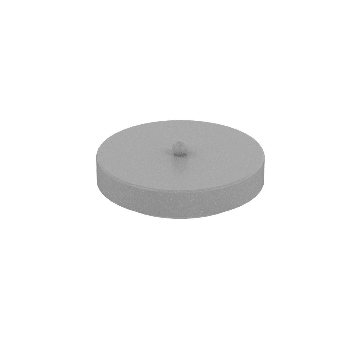 ROSONE D.14 CM. USCITE MULTIPLE GRIGIO CHIARO
